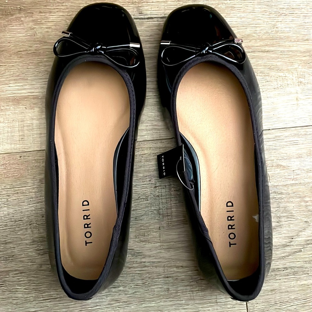 NEW W/O box Black Patent Flats
